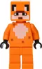 A front-facing view of a LEGO Minecraft fox skin minifigure. Produktbild-Vorschau