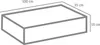 Stufen BLOCKSTUFE ANTHRAZIT 100/35/15 CM PE2 Produktbild-Vorschau 3