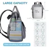 Lekebaby Baby Wickelrucksack Wickeltasche mit Produktbild-Vorschau 2