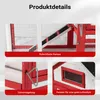 Kurník Wiltec 1520 x 520 x 920 mm červenobílý s volným Náhled obrázku produktu 12