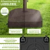 tillvex® Sonnenschirmständer GRAVIA mit Rollen & Bremsen Produktbild-Vorschau 7
