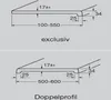 Werzalit Fensterbank Exclusiv Weiß, Tiefe:  500 mm x Länge: Produktbild-Vorschau 5
