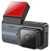 A dash cam with a red accessory on top, shown against a white background. Produktbild-Vorschau