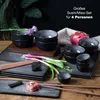 Moritz & Moritz VIDA 29tlg Sushi Set Anthrazit Produktbild-Vorschau 3