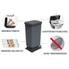 Rotho Abfalleimer 40 L Paso - Treteimer Geruchsdicht - Produktbild-Vorschau 2