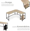 tectake® Schreibtisch Hamilton 138 x 138 x 75,5 cm Produktbild-Vorschau 3