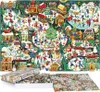 Boppi Puzzle 1000 Christmas Illustrated 12+ Yearbeschädigt Produktbild-Vorschau 1