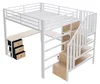Hoogslaper 140 x 200 cm met bureau, opbergruimte in de Productafbeelding-voorbeeld 12