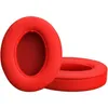 Two red ear pads for headphones are shown against a white background. Produktbild-Vorschau