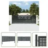 The Living Store Gartentor Anthrazit 300x125 cm Stahl Produktbild-Vorschau 7
