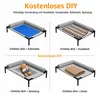 Ganzjahres Hundeliege, Erhöhtes Hundebett mit L-förmigem Produktbild-Vorschau 3