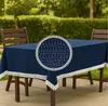 Gartentischdecke mit Fransen Tischdecke rund oval eckig Produktbild-Vorschau 7