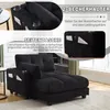 okwish Chaiselongue Relaxační křeslo Rozkládací postel s Náhled obrázku produktu 8