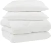 vidaXL Winterbettdecke mit Kissen 3 stk. Weiß Mikrofaser Produktbild-Vorschau 1