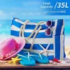Strandtasche,Grosse Strandtasche XXL Familie, Wasserdicht Produktbild-Vorschau 5