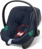 A navy blue Cybex Aton B2 i-Size infant car seat is shown against a white background. Náhľad obrázku produktu