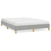 vidaXL Struttura letto senza materasso grigio chiaro Anteprima dell’immagine prodotto 1