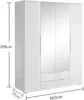 Kleiderschrank Schlafzimmerschrank Drehtürenschrank Schrank Produktbild-Vorschau 6