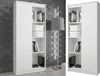 Schrank Büroregal Bücherregal Regal weiß 80cm breit 180cm Produktbild-Vorschau 6