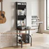 HOMCOM Gramofon – úložný box na gramofonové desky se 3 Náhled obrázku produktu 4
