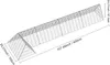 VEVOR tunnel per polli, 400 x 100 x 61,5 cm (L x L x A) Anteprima dell’immagine prodotto 8