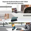 Collage of images showing a tablet with keyboard and mouse being used for gaming, online learning, and watching movies. Produktbild-Vorschau