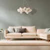 Lampa wisząca, szkło metalowe, złoty mat-biały, D 69 cm Podgląd zdjęcia produktu 5