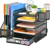 Schreibtischaufsatz Schreibtisch Organizer mit Aktenhalter Produktbild-Vorschau 1