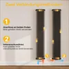 Diagram showing two connection methods for a radiator. Voir les images du produit