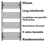 Badheizkörper Chrom 600 x 1200 mm – Handtuchheizkörper Produktbild-Vorschau 4