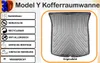 Trimak Kofferraumwanne für Tesla Model Y ab 2020 3D Produktbild-Vorschau 2