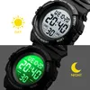 Alienwork Seven-color LED Digital Kinderuhr Jungen Mädchen Produktbild-Vorschau 5