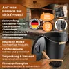 BLACK OAK Ascheeimer FOGO 10L – Schwarz mit Deckel, Produktbild-Vorschau 9