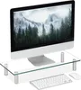 Relaxdays Bildschirmständer Glas, TV Aufsatz, Produktbild-Vorschau 1