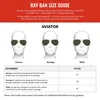 Ray-Ban Large Metal zilverkleurig met witte glazen Productafbeelding-voorbeeld 5