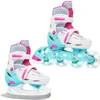 2in1 Inlineskates Schlittschuhe Raven Loret Mint/Pink 27-30 Produktbild-Vorschau 6