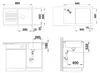 Spüle Blanco ZIA 5 S 860 500 mm vulkangrau 527386 Produktbild-Vorschau 11