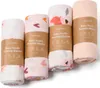 Coperta Momcozy in mussola, confezione da 4, con motivi Anteprima dell’immagine prodotto 2