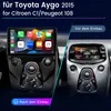 Carplay 10" Autoradio pour Toyota Aygo II Citroen C1 Voir les images du produit 1