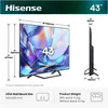 Hisense 43 '' A7DS | Hi-QLED Smart TV 4K 60 Hz, 109,2 cm Produktbild-Vorschau 3