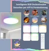 ZMH LED Deckenleuchte Dimmbar mit Fernbedienung Deckenlampe Produktbild-Vorschau 3