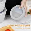 Salatschüssel mit Silikon Deckel, Groß 4er-Set Produktbild-Vorschau 6