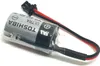 A close-up studio shot of a Toshiba lithium battery with a connector. Náhled obrázku produktu