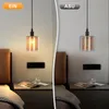 ZMH Lampada a sospensione vintage 1 fiamma vetro oro luce a Anteprima dell’immagine prodotto 7