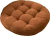 Coussin de sol rond monochrome pour salon Lecture Voir les images du produit 1