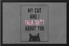 My Cat and I Fußmatte Katzenliebhaber Cat-Mom witzig Produktbild-Vorschau 1