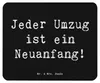 Mr. & Mrs. Panda Mouse Pad Spruch Umzug Neuanfang - Schwarz Produktbild-Vorschau 1
