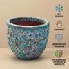 Teramico Vaso in Vetroceramica "Egg Pot" Verde lava - Ø 38 Anteprima dell’immagine prodotto 4