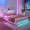 UnboxG Polsterbett 180x200cm mit USB und Steckdosen, Produktbild-Vorschau 9