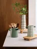 ASA rayu Vase grün gestreift 28cm Produktbild-Vorschau 3